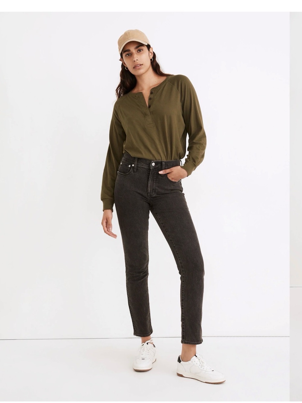 Madewell The Mid-rise Perfect Vintage Jean in Lunar Wash